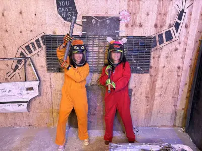 Break'N Anger Rage Room and Splatter Art Studio, Honolulu — Break'N Anger