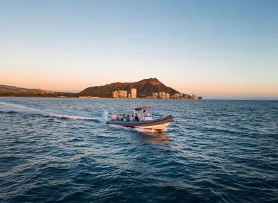 Captain Max Private Waikiki Sunset Speedboat Cruise — Captain Max Boat Tours