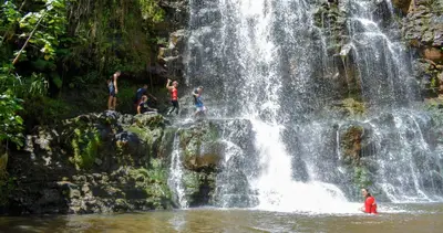 Kauai Waterfall Hike and Swim to Two Hidden Falls with Da Life Outdoors — Da Life Outdoors | Kauai Beach Boys