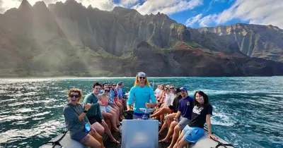 Na Pali Coast Sea Caves Raft Expedition + Snorkel — Na Pali Riders