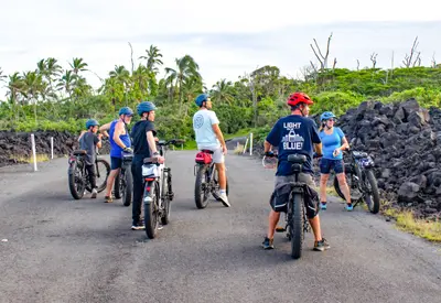 Kalapana Lava Flow and Volcanoes National Park Fat-Tire E-Bike Tour (8 Hours) — Volcano Ohana