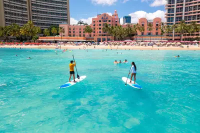 Waikiki Private Stand-Up Paddle Lesson (One-on-One, Royal Hawaiian Beach) — Waikiki Beach Services